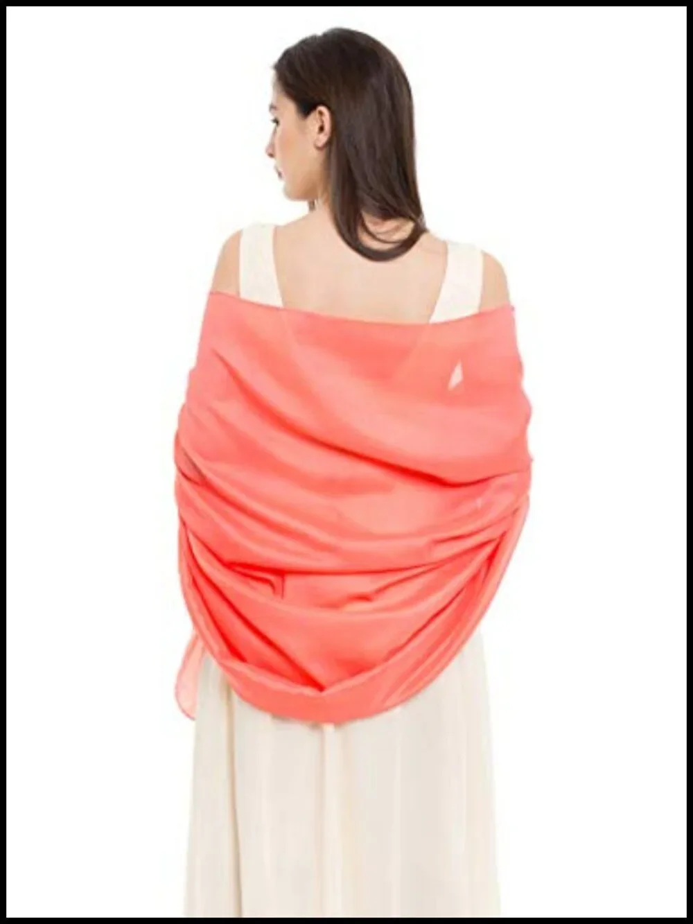 Chiffon Shawl Wrap Women Scarf Sarong Bridal Wedding Evening Party Pashmina